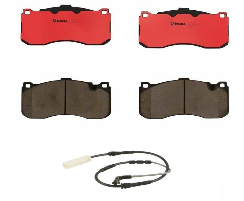 Brembo BMW Brakes Kit Pads Front (Ceramic) (with Sensor) 34116797860